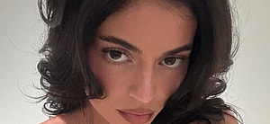 Kylie Jenner takes a selfie.