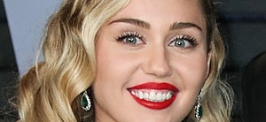 Miley Cyrus smiling close up