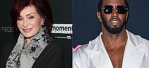 Sharon Osbourne and Diddy photo collage
