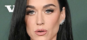 Katy Perry poses close up