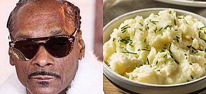 Snoop Dogg (left) Mashed Potatoes (right)