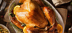 Turkey on the table