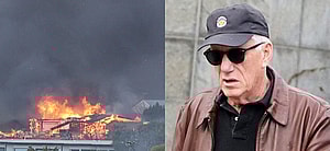 Wildfires, James Woods, photo collage