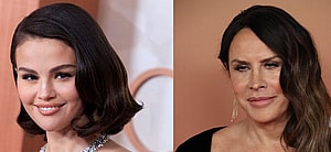 Selena Gomez (left) Karla Sofía Gascón (right)