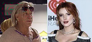 Mickey Rourke, Bella Thorne photo collage