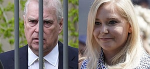 Prince Andrew, Virginia Giuffre photo collage