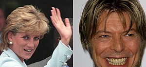 Princess Diana and David Bowie