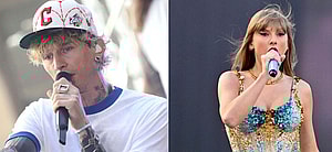 MGK (left) Taylor Swift (right)