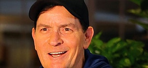 A photograph of Charlie Sheen