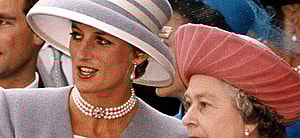 Princess Diana and Queen Elizabeth