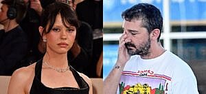 Mia Goth and Shia LaBeouf photo collage