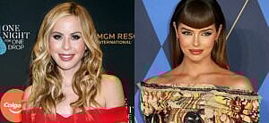 Photo collage of Maura Higgins and Tara Lipinski.