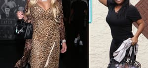 A collage photo showing Wendy Williams and Sherri Shepherd in casual outfits.
