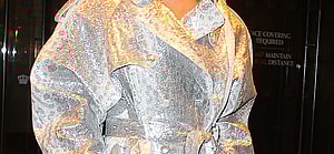 Lady Gaga seen heading to film the Colbert show in NYC