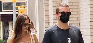 Bradley Cooper and Irina Shayk Take Lea Cooper for a Walk in NYC