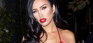 Bre Tiesi posing for the camera.