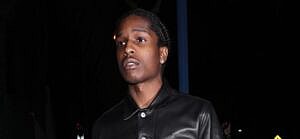 ASAP Rocky arrives at Delilah shortly after Rihanna.