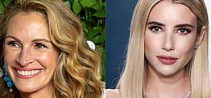 Julia Roberts and Emma Roberts posing for the camera.