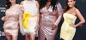 Hosts of "The Real" Jeannie Mai, Tamera Mowry-Housley, Loni Love, Adrienne Bailon Houghton at the 2019 E! People's Choice Awards
