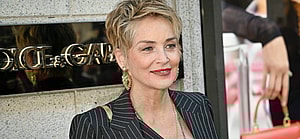 Sharon Stone arrives at the Dolce