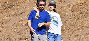 Shia LaBeouf heads out on a shirtless hike with his girlfriend Margaret Qualley in Los Angeles