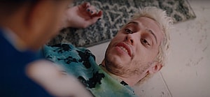 Kim Kardashian s boyfriend Pete Davidson gets wiped out by a thumping tackle and admits he s very hittable in Hellmann s Super Bowl commercial