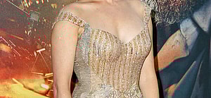 Neve Campbell at 'Skyscraper' New York Premiere