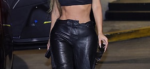 Kim Kardashian heads out to a house party during Art Basel with sister Khloe Kardashian in Miami