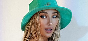 Aurora Culpo Celebrates St. Patrick's Day In Her Little Green Bikini