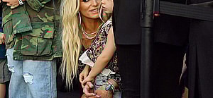 Jessica Simpson amp Family Make An Appearance In Nordstrom At The Grove in Los Angeles California