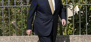 Prince Andrew joins the Royal Family at St George's Chapel