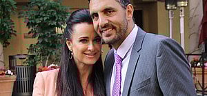 Kyle Richards and Mauricio Umansky put marital strife rumors to rest as the two attend a chamber of commerce event in Beverly Hills.