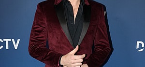 James Kennedy at Kathy Hilton's home for private holiday charity event