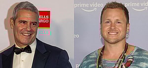 A photo collage of Andy Cohen and Spencer Pratt