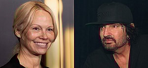A photo collage of Pamela Anderson and Tommy Lee