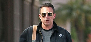 Ben Affleck is seen heading home after working out at the gym