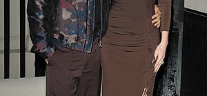 Liam Payne and Maya Henry posing