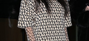 Garcelle Beauvais posing outside of a building before "WWHL" appearance.