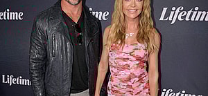 Aaron Phypers and Denise Richards at Lifetime's Los Premiere of ''Terry McMillan Presents: Tempted by Love''