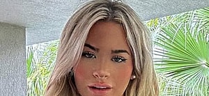 Emily Elizabeth poss for the camera.