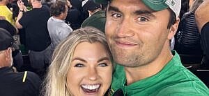 Charlie Kirk and his widow Erika.