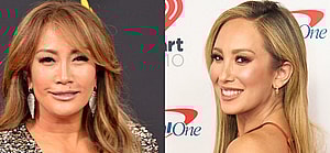 A photo collage of Carrie Ann Inaba and Cheryl Burke