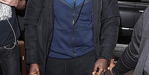 Daniel Kaluuya departs LAX after golden globes