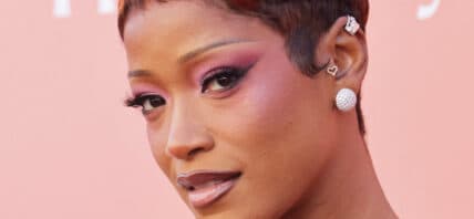 Keke Palmer posing on the red carpet.