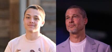 Knox Jolie Pitt, Brad Pitt photo collage