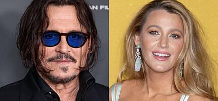 Johnny Depp (left) Blake Lively (right)