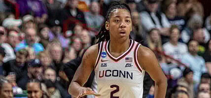KK Arnold at NCAA 2025 Womens Basketball Regional Sweet 16 Champ: Oklahoma Vs Uconn MAR 29