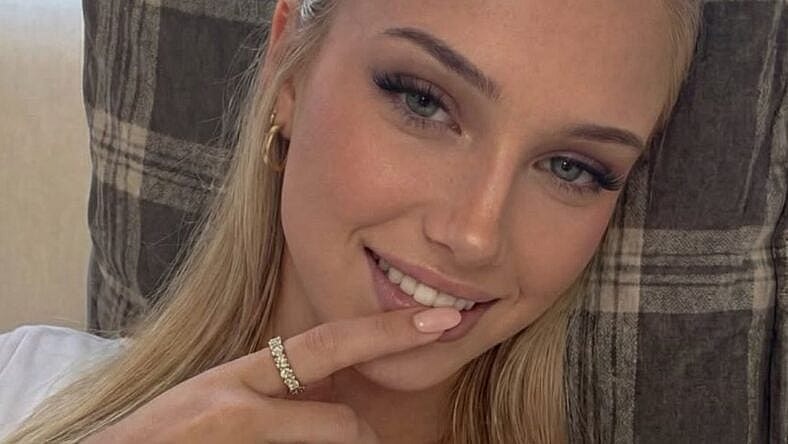 Madison Morgan biting her finger