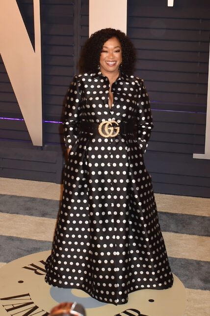 Shonda Rhimes at 2019 Vanity Fair Oscar Party Hosted By Radhika Jones