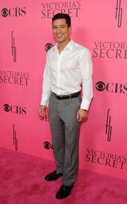 Mario Lopez at the pink carpet for Victoria's Secret Fashion Show at the Fontainebleau in Miami Beach